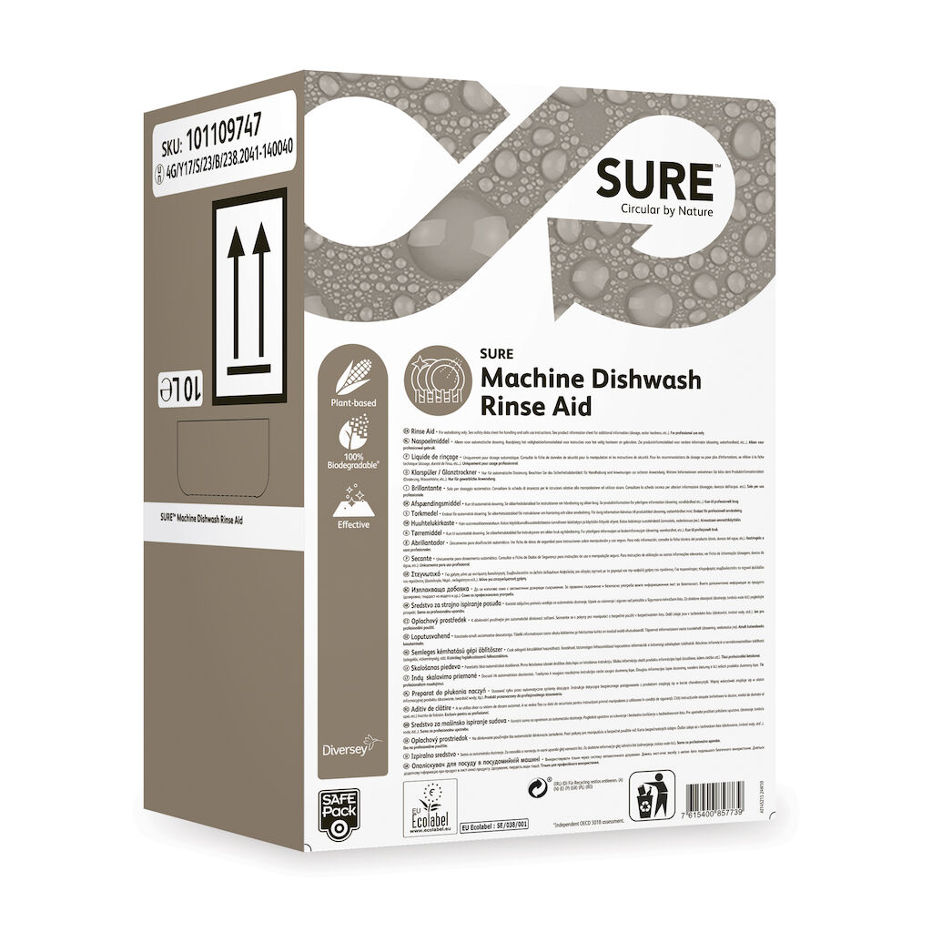 SURE Machine Dishwash Rinse Aid 10L - Aditiv acid de clătire